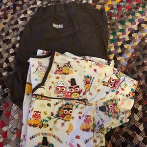 Matching scrub outfit